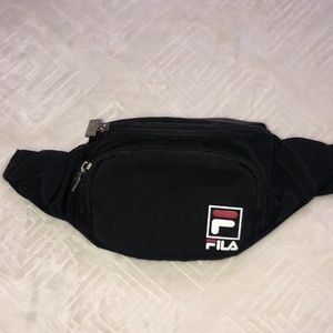 Fila Black Fanny Pack with Adjustable Straps
